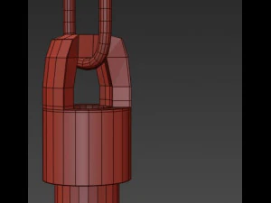 spencer rectangular chandelier 3D Model