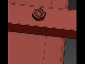 spencer rectangular chandelier 3D Model