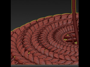 basket pendant lamp Model 3D