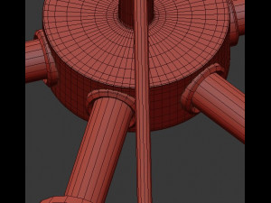 nessa round chandelier 3D Model
