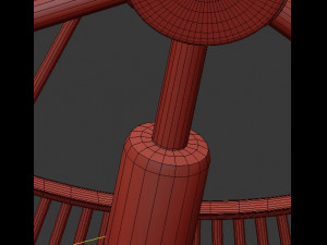 nessa round chandelier 3D Model