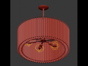 nessa round chandelier 3D Model