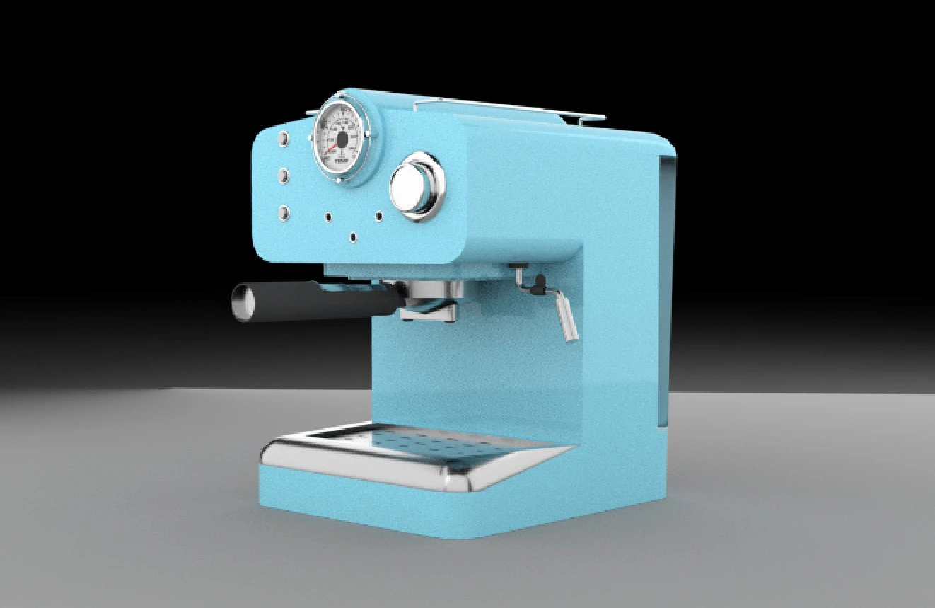 coffee machine 3D Model .c4d .max .obj .3ds .fbx .stl .blend 