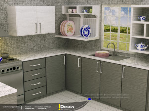 kitchen design Modello 3D