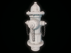 vintage fire hydrant Model 3D