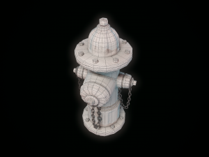 vintage fire hydrant Model 3D
