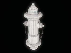 vintage fire hydrant Model 3D