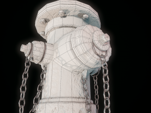 vintage fire hydrant Model 3D