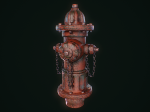 vintage fire hydrant 3D Model