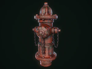 vintage fire hydrant 3D Model