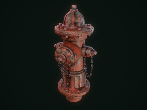 vintage fire hydrant Model 3D