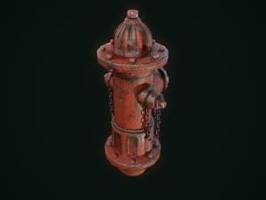 vintage fire hydrant Model 3D
