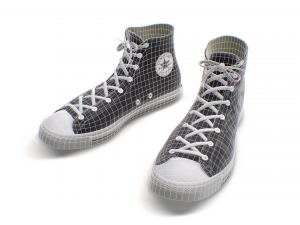 classic high top converse all stars - 17 colors Modello 3D