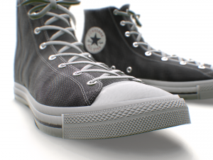 classic high top converse all stars - 17 colors Modello 3D