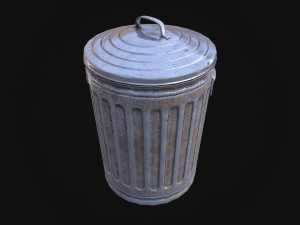 trash can Model 3D