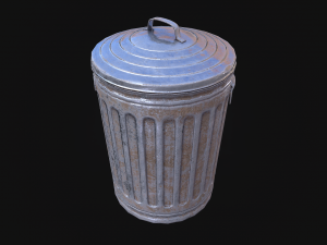 trash can Model 3D