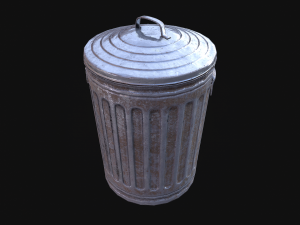 trash can Model 3D