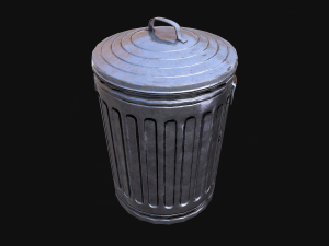 trash can Model 3D