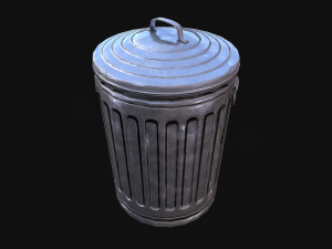 trash can Model 3D