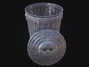 trash can Model 3D