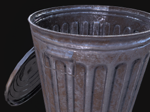 trash can Model 3D