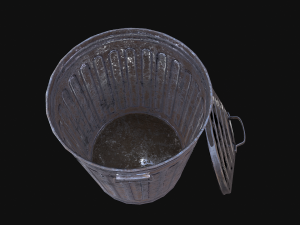 trash can Model 3D