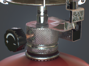 travel gas stove 3D Model