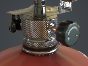 travel gas stove 3D Model