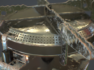 travel gas stove 3D Model