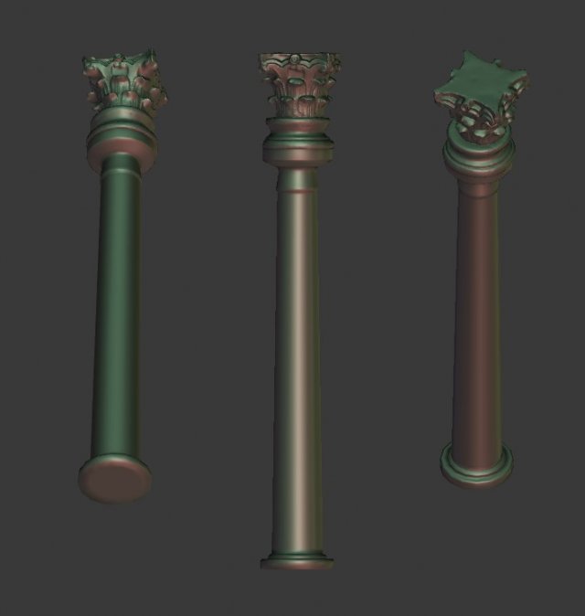 columna2 3D Model .c4d .max .obj .3ds .fbx .stl .blend