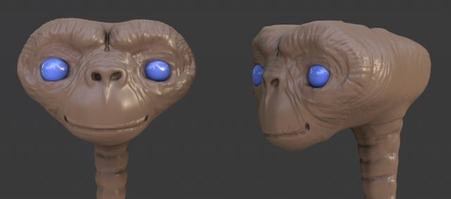 et extraterrestrial 3D 模型 .c4d .max .obj .3ds .fbx .stl .blend 