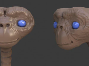 et extraterrestre Modèle 3D