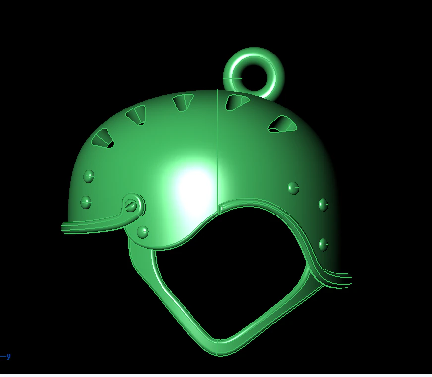 hockey helmet 3D Model .c4d .max .obj .3ds .fbx .stl .blend 