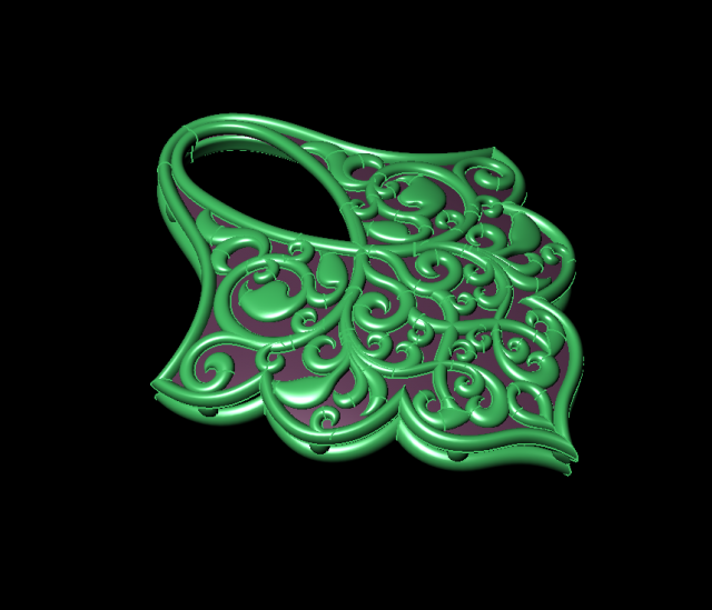 earrings pendant 3D मॉडल .c4d .max .obj .3ds .fbx .stl .blend 