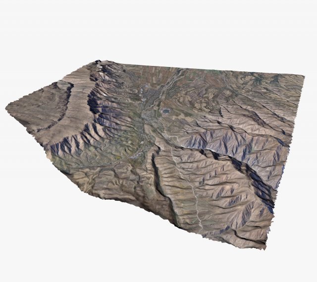 mountain 3D 模型 .c4d .max .obj .3ds .fbx .stl .blend 