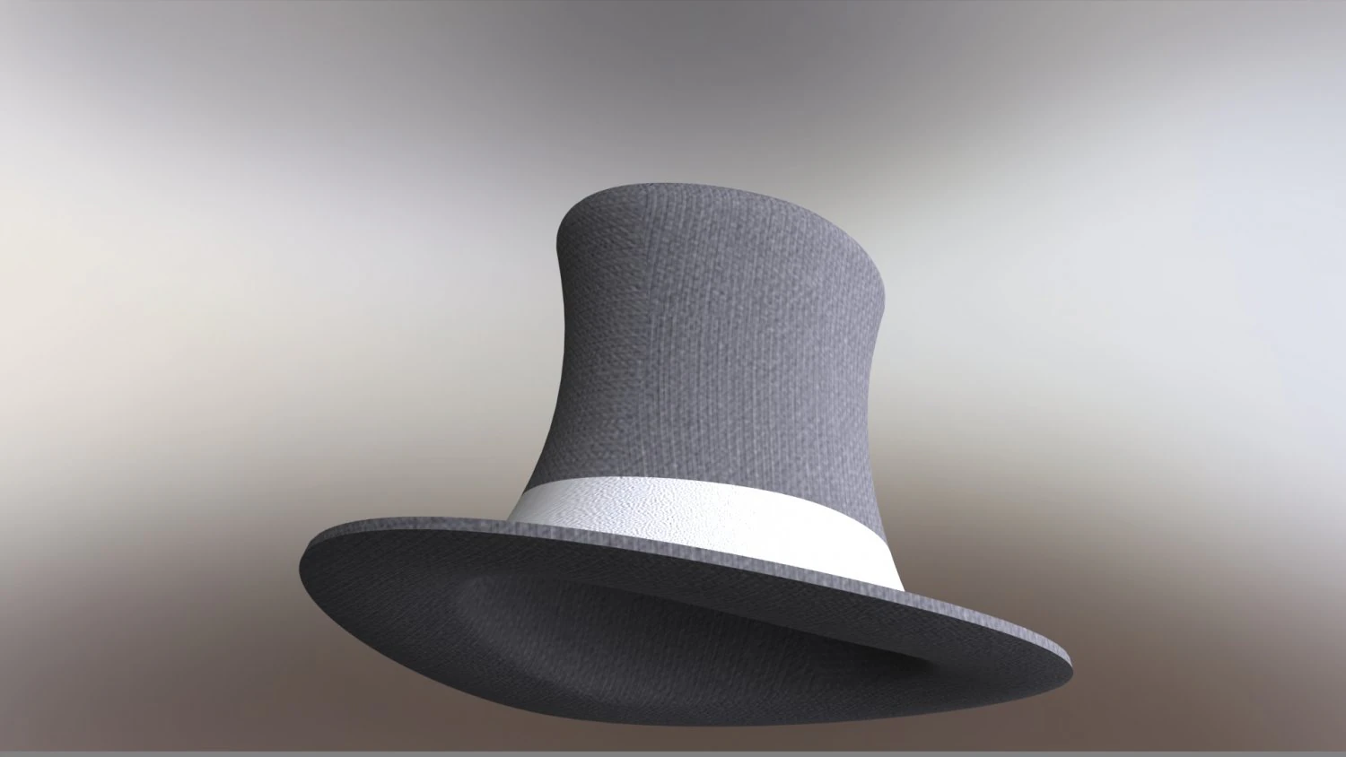 a formal hat 3D Model .c4d .max .obj .3ds .fbx .stl .blend 