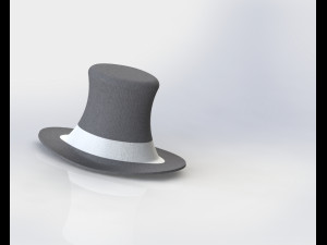 a formal hat 3D 模型