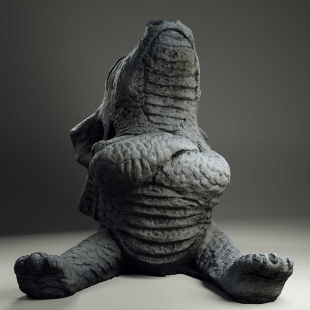 offended drake statue 3Dモデル .c4d .max .obj .3ds .fbx .stl .blend 