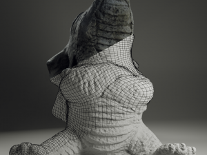 offended drake statue 3Dモデル