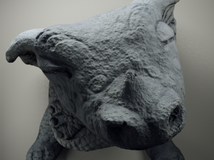offended drake statue 3Dモデル