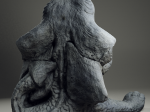 offended drake statue 3Dモデル