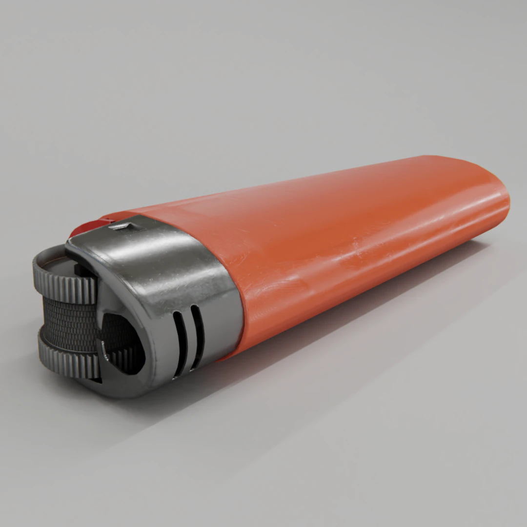 lighter pbr ready 3D Model .c4d .max .obj .3ds .fbx .stl .blend 