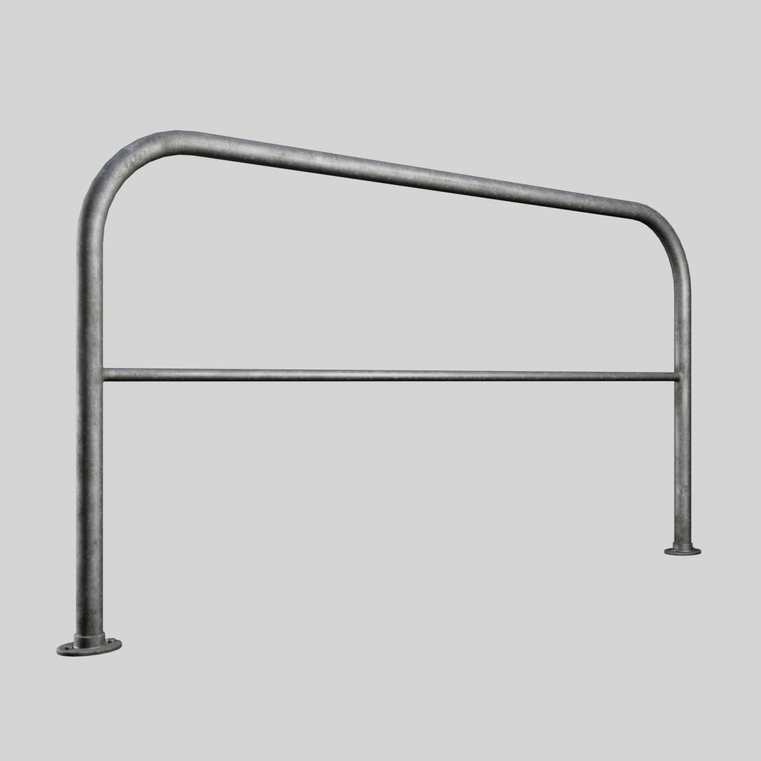 simple railing - game ready 3D Model .c4d .max .obj .3ds .fbx .stl .blend 