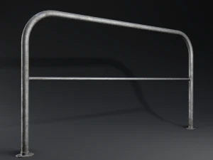 simple railing - game ready 3D Model