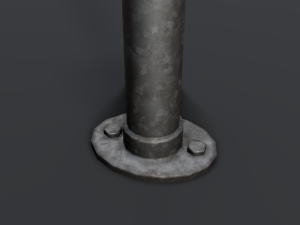 simple railing - game ready 3D मॉडल