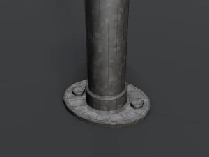 simple railing - game ready 3D Model