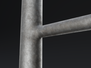 simple railing - game ready 3D मॉडल