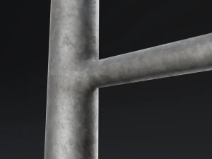 simple railing - game ready 3D Model