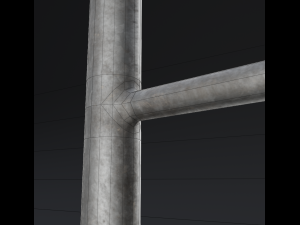 simple railing - game ready 3D मॉडल