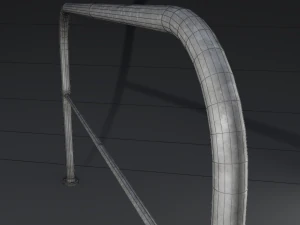 simple railing - game ready 3D Model